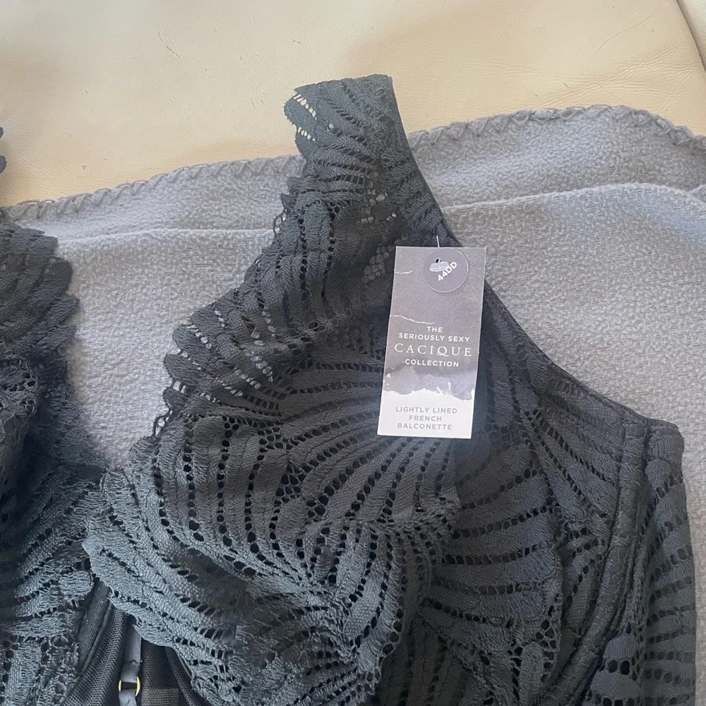 Lane Bryant Seriously Sexy Black Lace Bra - NWT!  (44DD) - Picture 6 of 14